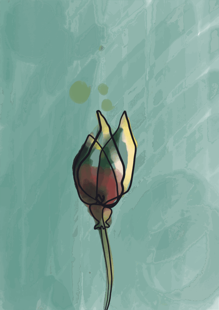 Geschlossene Blume. Schreibbegleitung als Geburtsnachbereitung